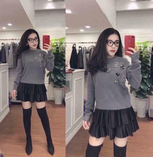 Chân váy dập ly cực xinh