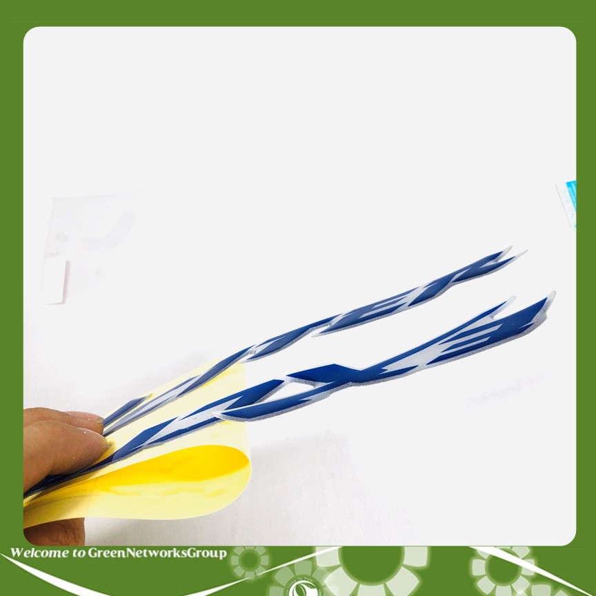 Bộ tem chữ nổi xe Exciter Greennetworks