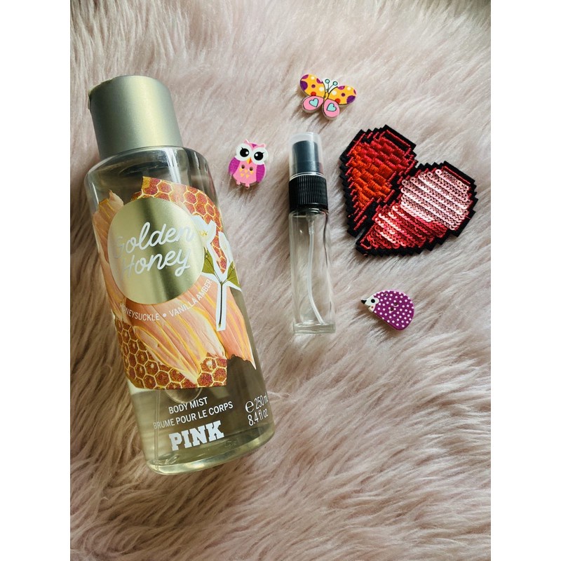 TINGTING Xịt Thơm Toàn Thân Victoria's Secert - Golden Honey Pink Body Mist (10ml) #HOAIMIN00#.....