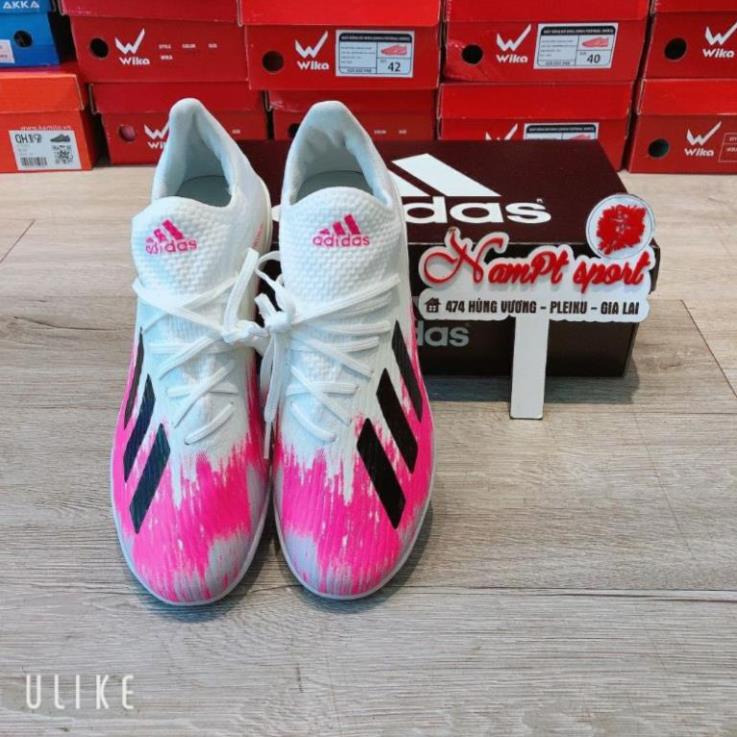 ️⚽ (CÓ BẢO HÀNH) DA BỀN GIÁ RẺ Giày Bóng Đá Adidas X. Nhân Tạo Trắng Hồng | nhất Shopee NamPt Sport -nh ' '