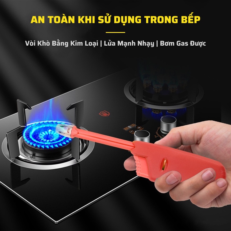 Dụng Cụ Mồi Lửa Cho Bếp Ga,Bếp Cồn Nhỏ Gọn Khóa An Toàn Tiện Lợi Nhiều Kiểu