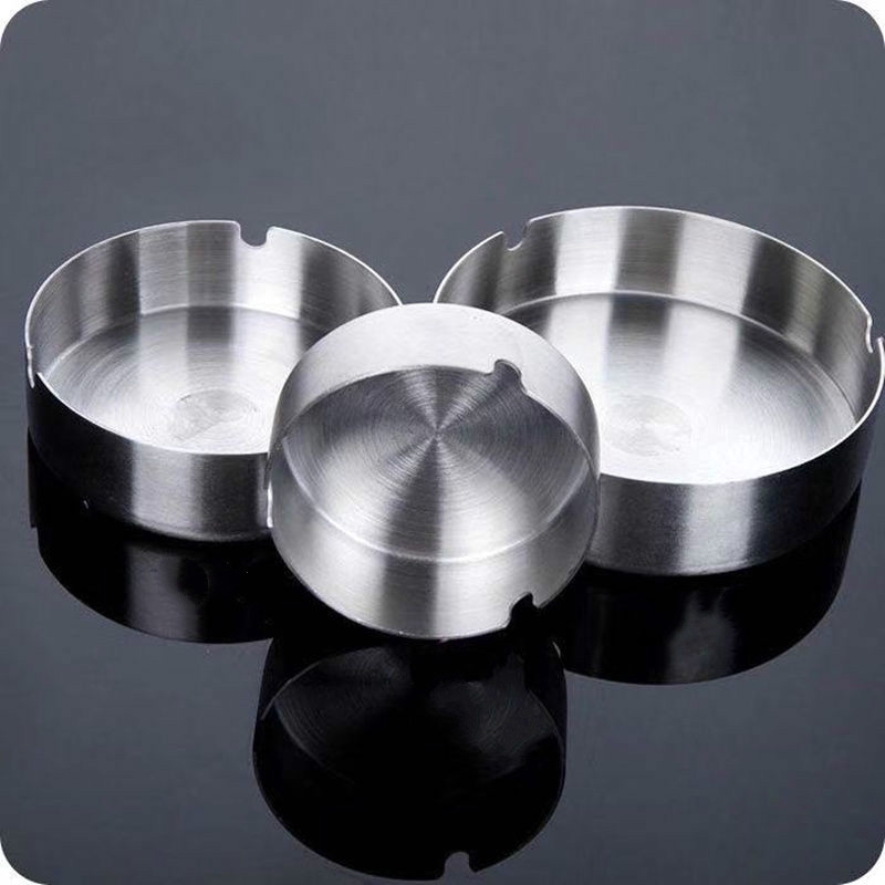 Gạt Tàn Thuốc Bằng Thép Không Gỉ Chống Sốc / Gió Độc Đáo Tiện Dụng Cho Nhà Hàng