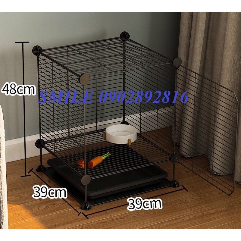 [TẶNG KHAY VỆ SINH] COMBO CHUỒNG, LỒNG LƯỚI THÉP DÀNH CHO CHÓ MÈO THÚ CƯNG ĐA NĂNG