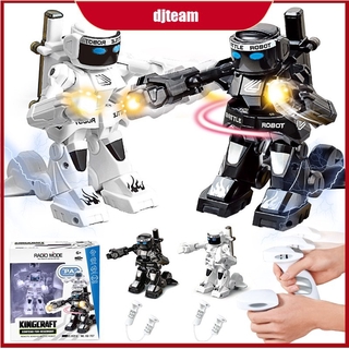 Robot điều khiển từ xa 2.4G Body Sense Battle Robot chiến đấu thông minh RC Đồ chơi chiến đấu cho trẻ em Đồ chơi quà tặng với hộp đèn và âm thanh Boxer Quà tặng cho trẻ em