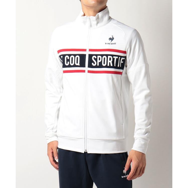 Áo khoác nỉ Lecoq Sportif nam - QMMSJF01-WHT