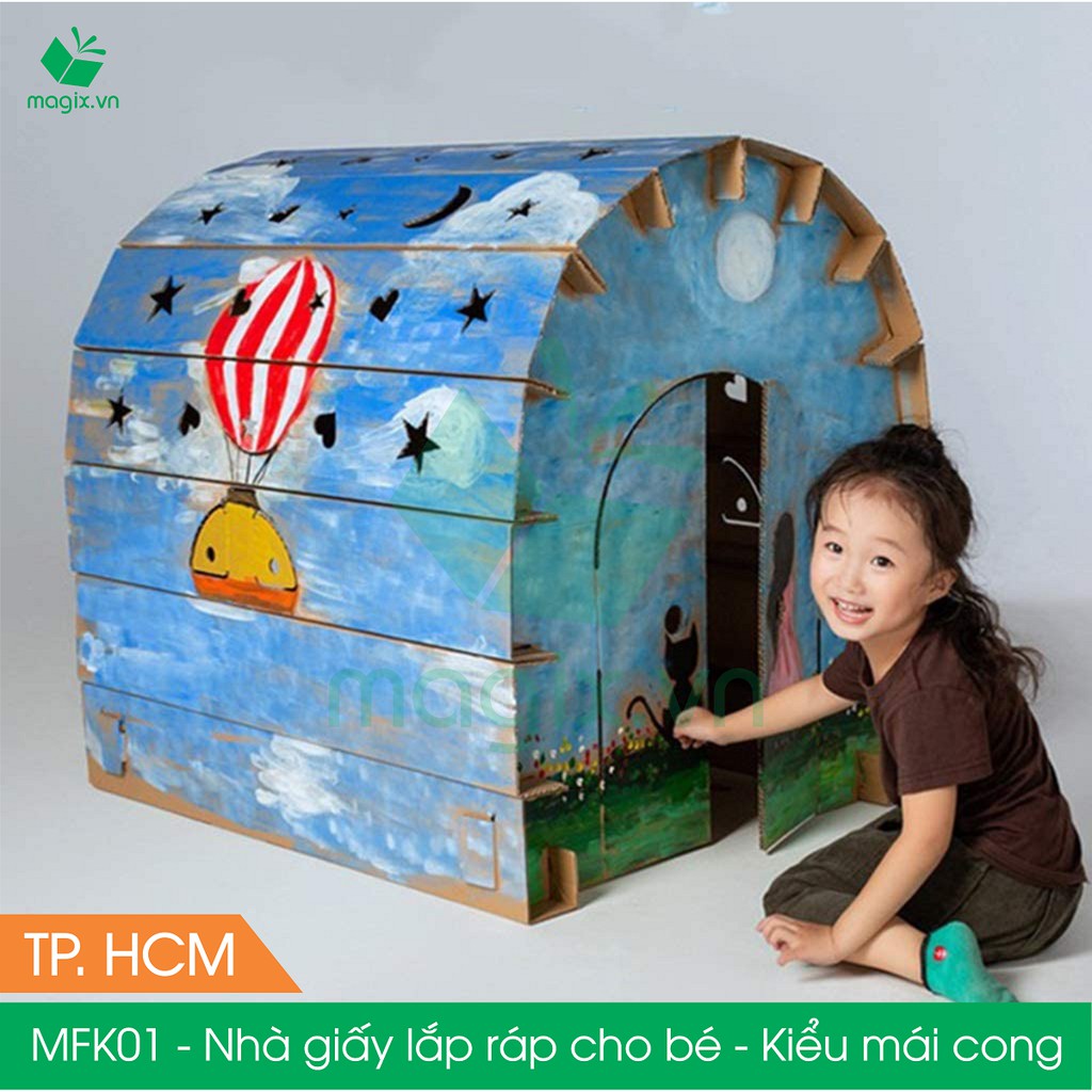 MFK01 - Nhà giấy carton lắp ráp cho bé