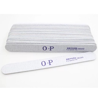 10 cái Dũa móng tay opi.dũa mỏng.dũa chữ D OPI