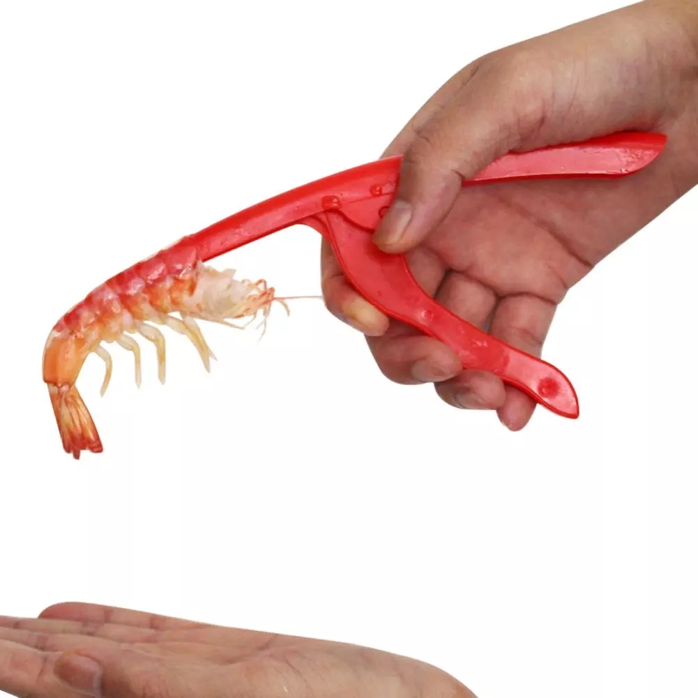 Dụng Cụ Lột Vỏ Tôm Tiện Lợi Bằng Thép Không Gỉ