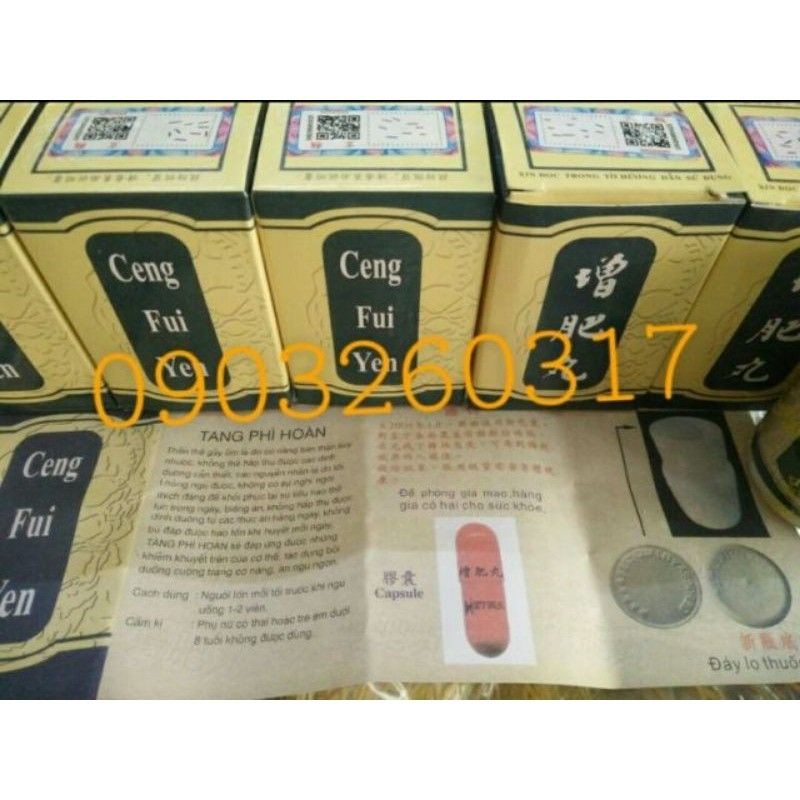 [Mã GROSALEHOT giảm 8% đơn 250K] Tăng cân Ceng fui yen -Tăng phì hoàn (hộp phản quang) | BigBuy360 - bigbuy360.vn