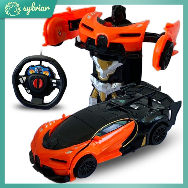 Đồ Chơi Robot Biến Hình Xe Hơi Điều Khiển Từ Xa Tỉ Lệ 1 / 24