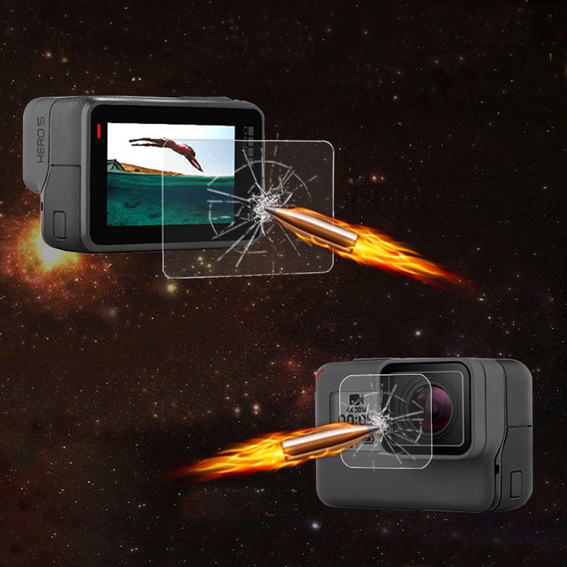 Kính Cường Lực Bảo Vệ Màn Hình Cao Cấp Cho gopro hero 5