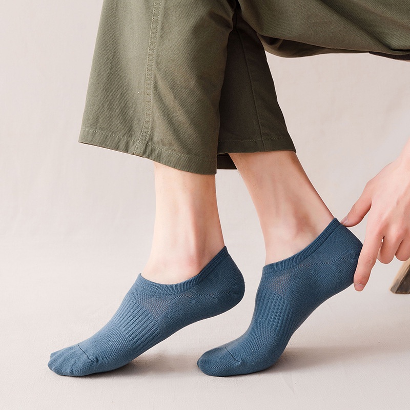 Đôi vớ lưới WAFNHA D530 bằng cotton mềm mại thoáng khí dành cho nam