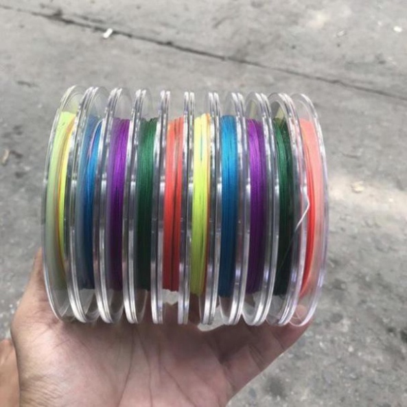 Dù câu cá PE dù câu lure X8 7 màu dù câu lure cao cấp siêu bền có thể nối liền 1000m Đồ Câu Việt Bắc
