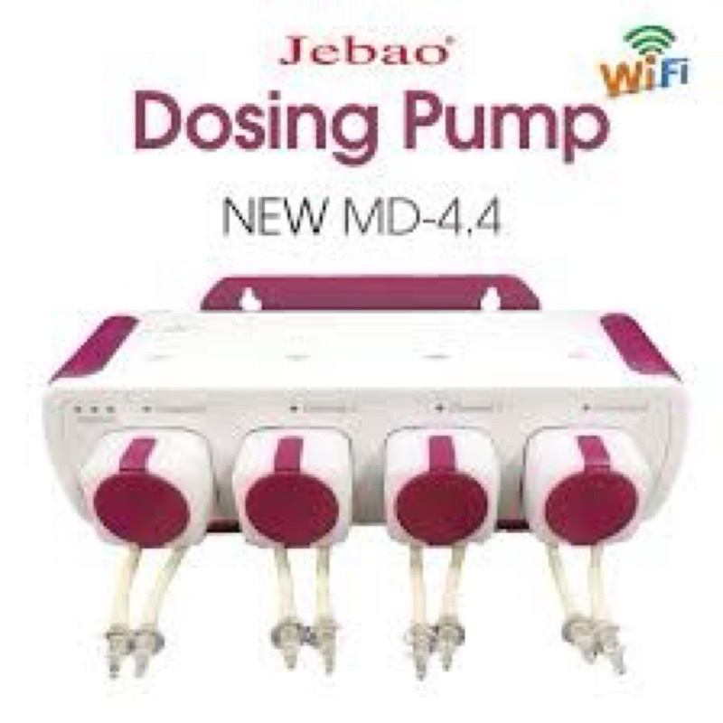 Máy bơm vi lượng Doser Jebao MD4.4 wifi mẫu mới, bơm định lượng tự động cải tiến chuẩn hơn