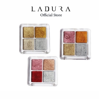 Bột tráng gương nén 4 màu trang trí móng LADURA