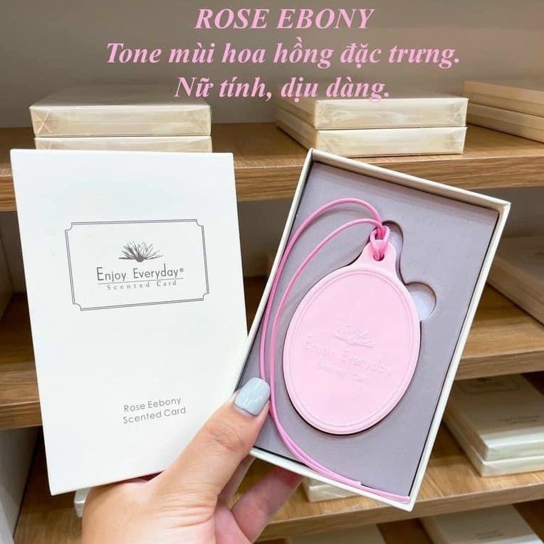 Nước Hoa Sáp Thơm, Sáp Thơm Enjoy Everyday Scented Card Treo Oto, Tủ Quần Áo, Nhà Vệ Sinh...