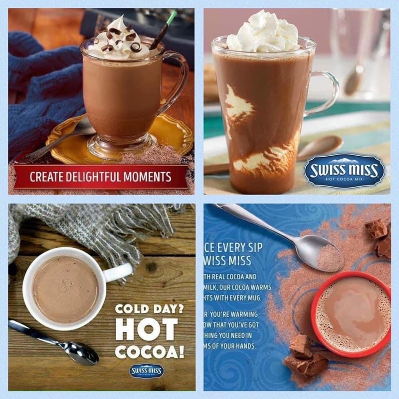 Bột Cacao Swiss miss hot cocoa mix milk chocolate 1.95kg