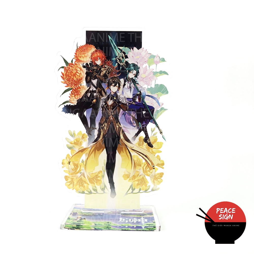 (M6) Mô hình nhân vật GENSHIN IMPACT standee game mica acrylic anime chibi xinh xắn Collei Dori Tighnari Heizou Yelan