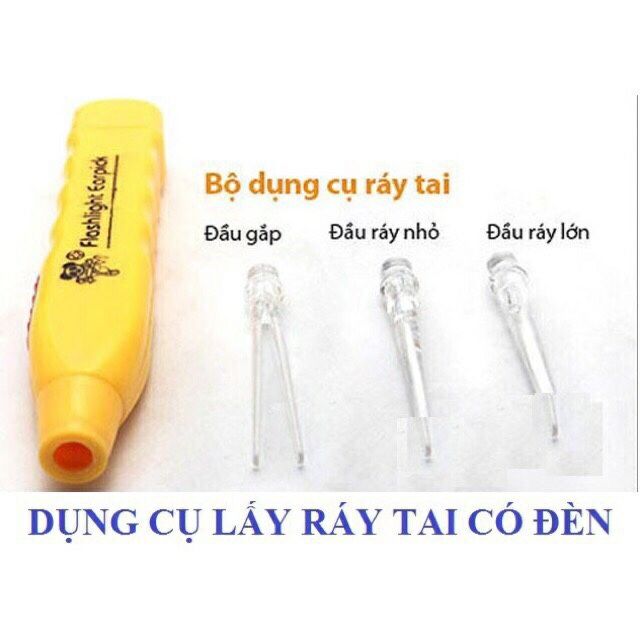 Dụng cụ lấy ráy tai có đèn