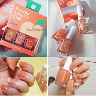 SET 3 NAIL MÀU TRÁI ĐÀO DAISO JAPAN