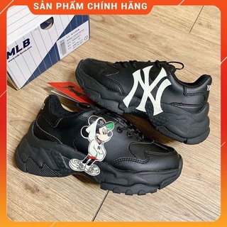 [ Chính Hãng 💯] Giày MLB Mickey Boston Black .