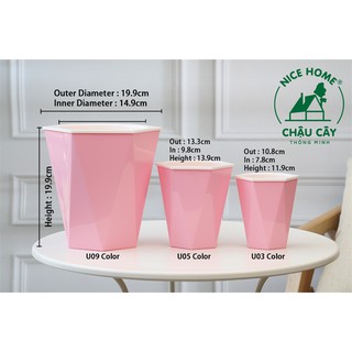 Chậu cây tự dưỡng thông minh - U09