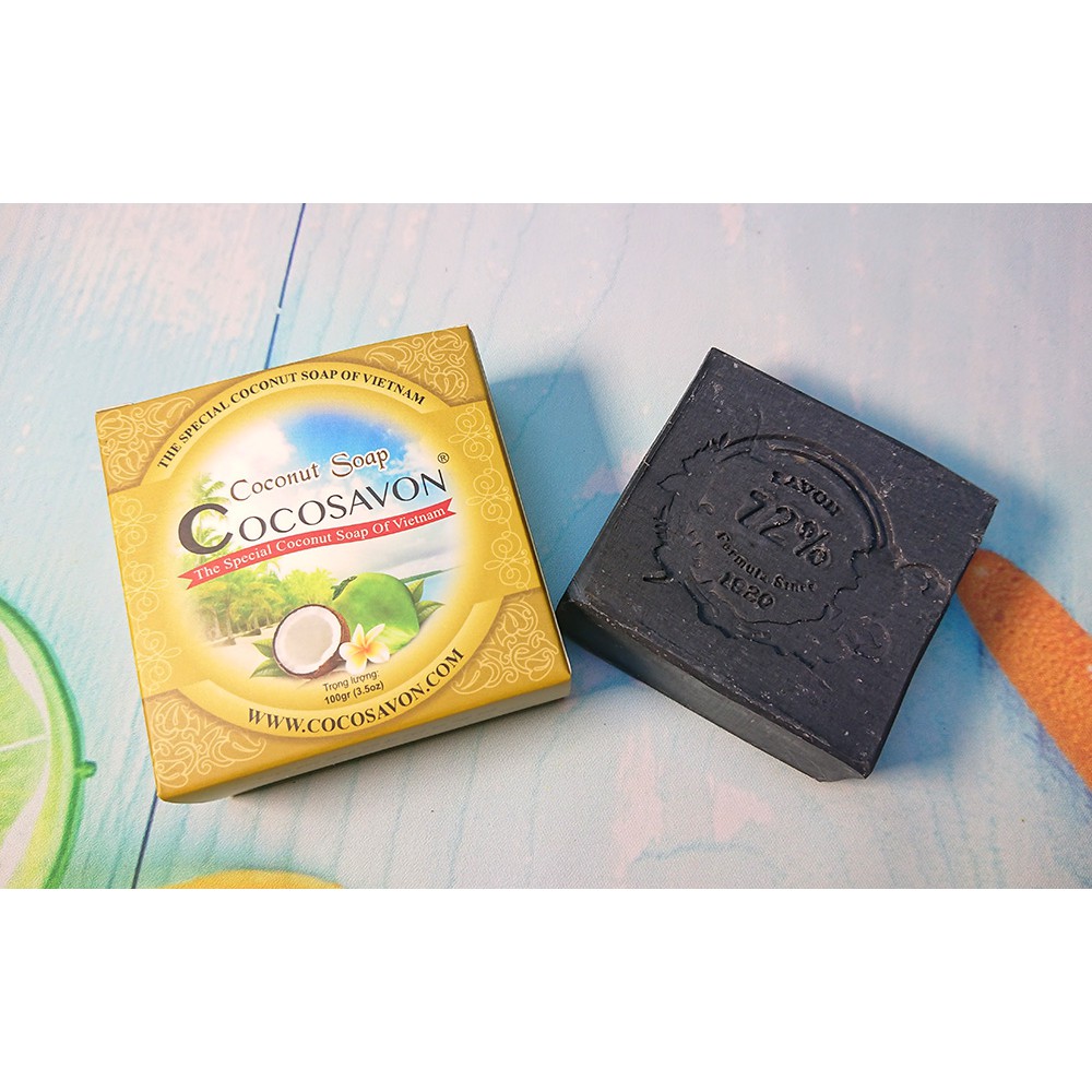 |CHÍNH HÃNG| Xà bông dừa than hoạt tính Cocosavon