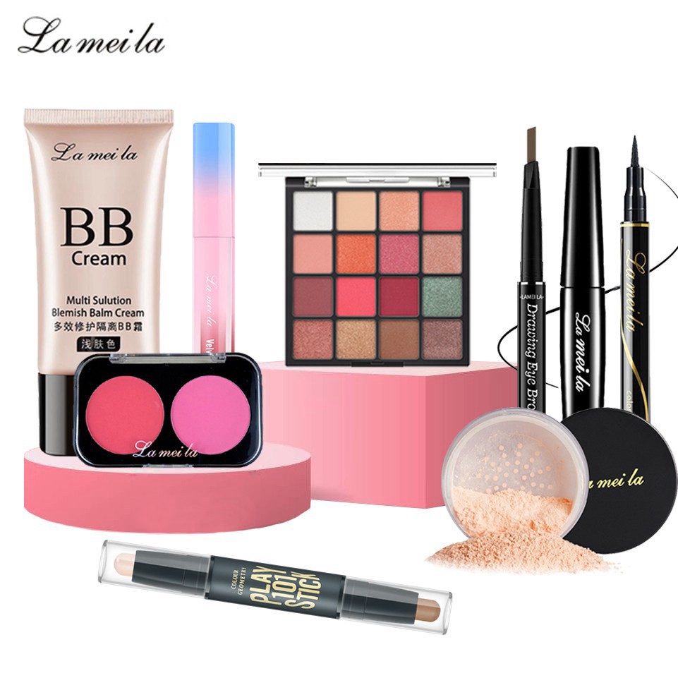 HLV BGF Bộ điểm trang 9 món LAMEILA phần nhiều cho phái đẹp set makeup trong khoảng a-z ZD-BTD31 21 | BigBuy360 - bigbuy360.vn
