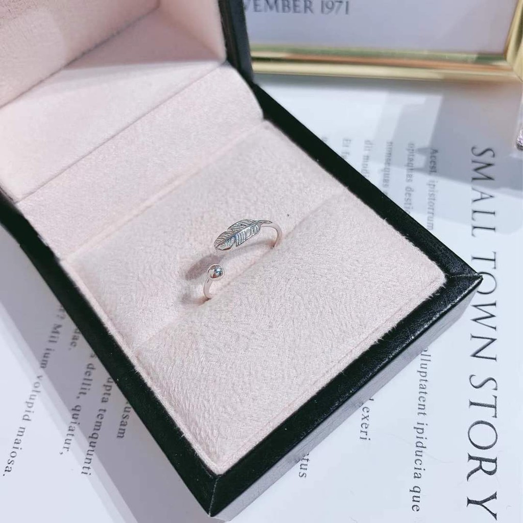 Nhẫn bạc đeo chân tay nữ bạc thật 925 DaLiA Jewelry freesize nhẫn lông vũ nhẫn tay, nhẫn chân đặc biệt giá rẻ