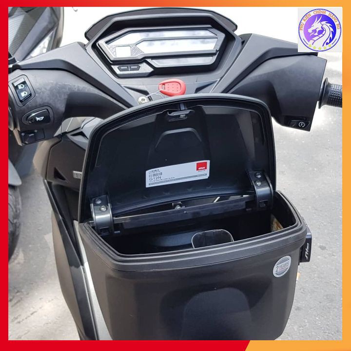 Thùng Giữa Xe Côn Tay Mô Tô - Xe Máy Givi G12N 12L Fixed Center Box 2019 - BH 2 Năm