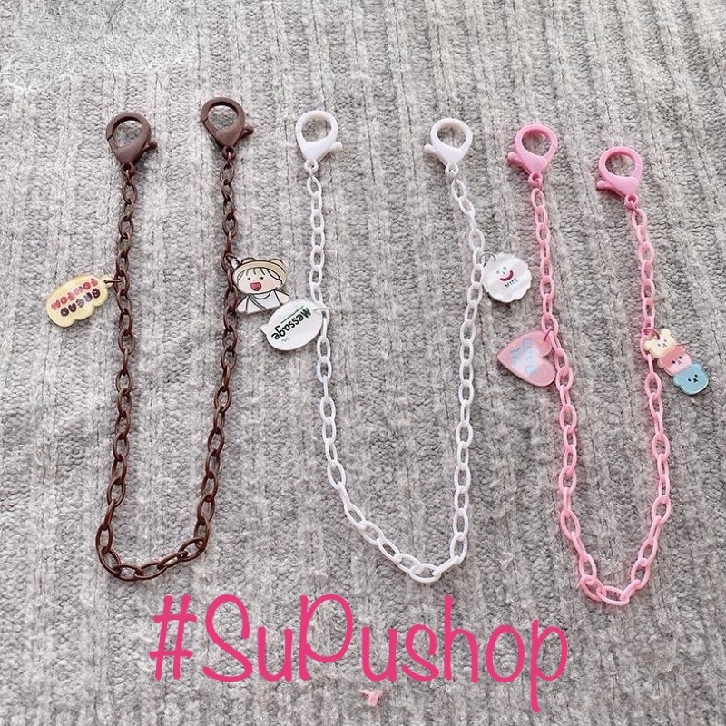 ⛓🪢DÂY ĐEO KHẨU TRANG SIÊU XINH 2 CHARM🪢⛓