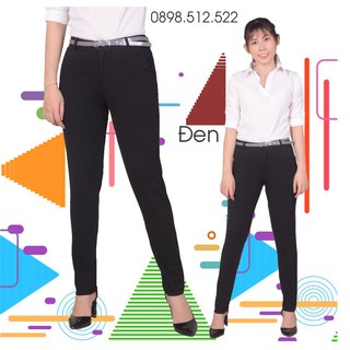 QUẦN TÂY NỮ, đến 80kg, CO GIÃN 4 CHIỀU( HÀNG VKXK, Khóa thật , có ủi ly, ít nhăn)