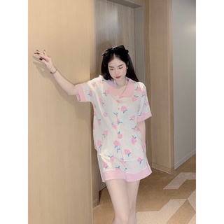 Đồ bộ/ Đồ ngủ Pyjama Lụa Mango Mềm Mại
