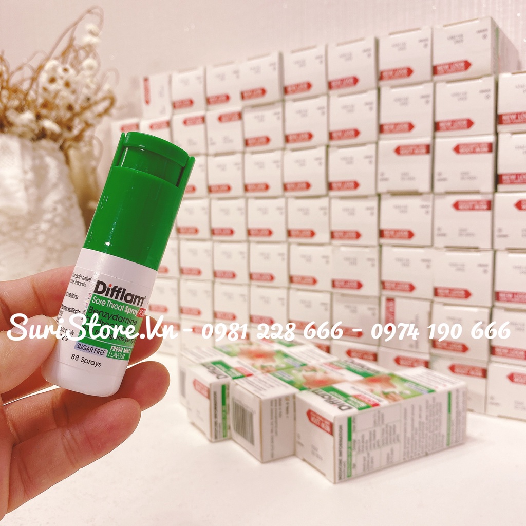Xịt họng bạc hà Difflam Anti-inflammatory Throat Spray 30ml thương hiệu Úc