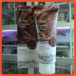 SỮA RỬA MẶT  Chiết Xuất Từ Gạo 3W Clinic Brown Rice Foam Cleansing
