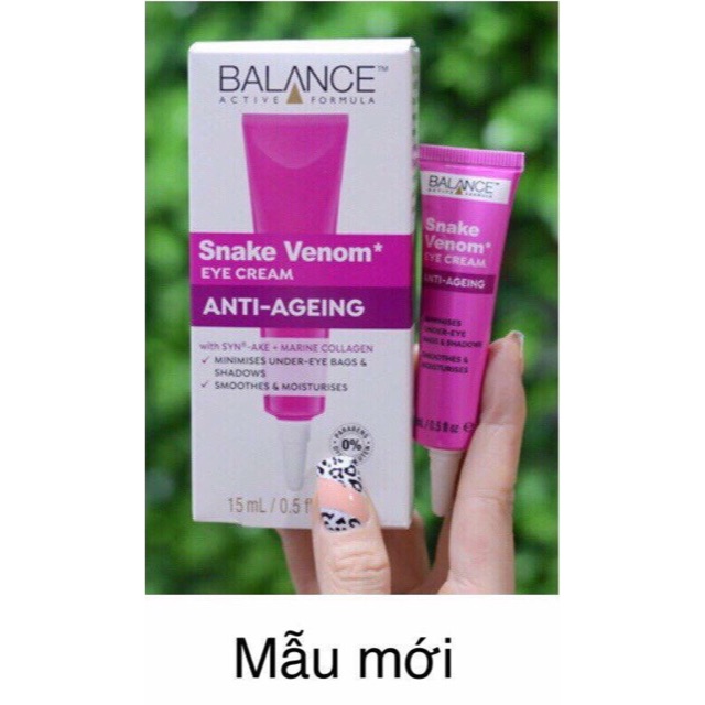 KEM MẮT BALANCE ACTIVE FORMULA SNAKE VENOM EYE CREAM