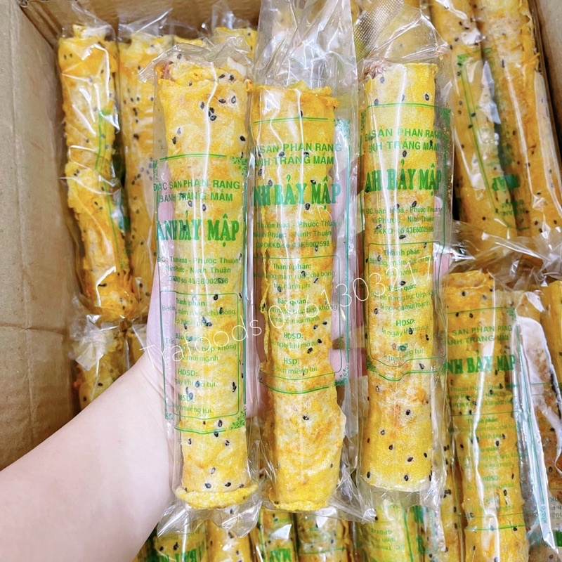 [5 Chiếc]Bánh tráng nướng tép ruốc Anh Bảy Mập