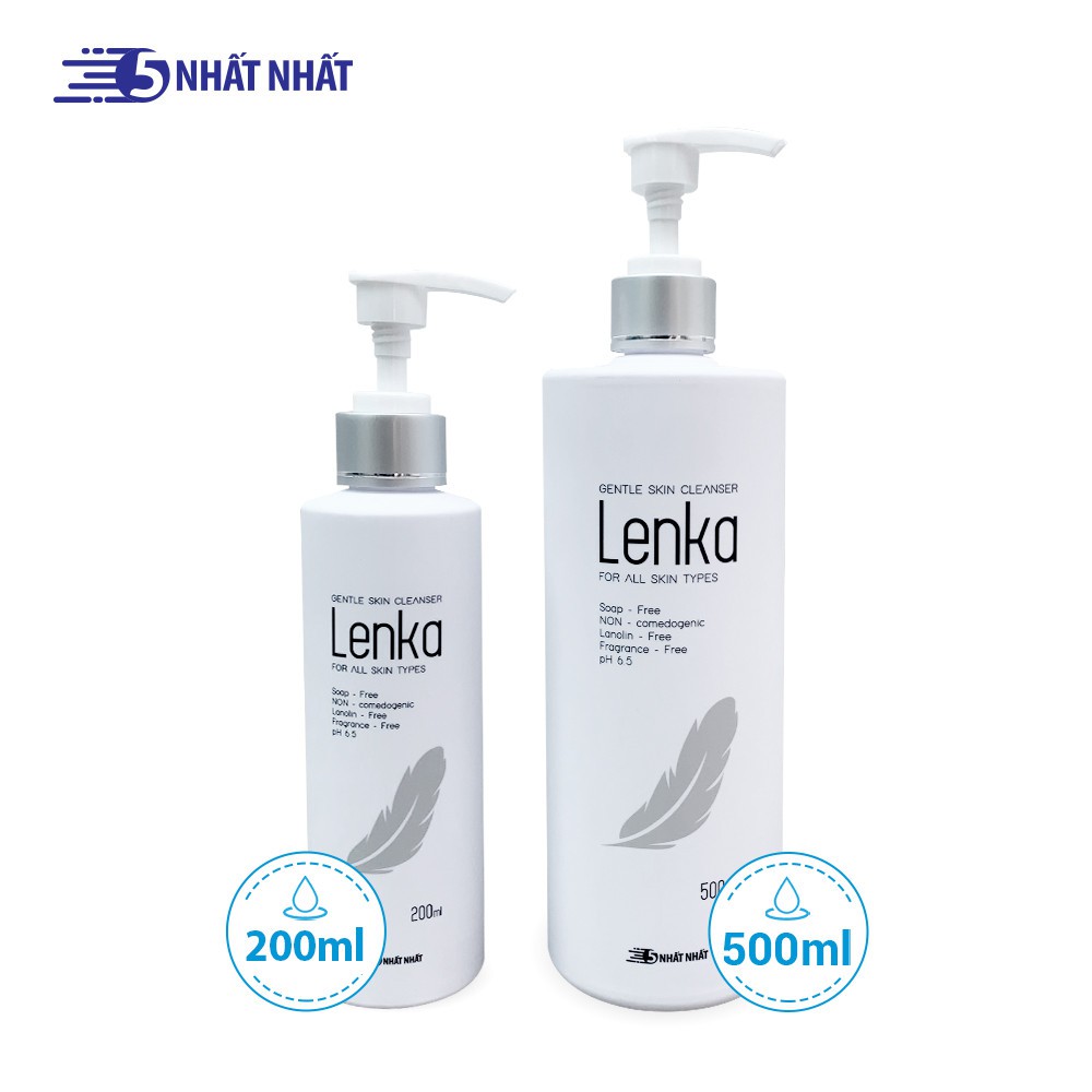 Sữa rửa mặt Lenka - Chứng nhận lâm sàng tại viện da liễu TW (Chai 200 - 500ml) | BigBuy360 - bigbuy360.vn