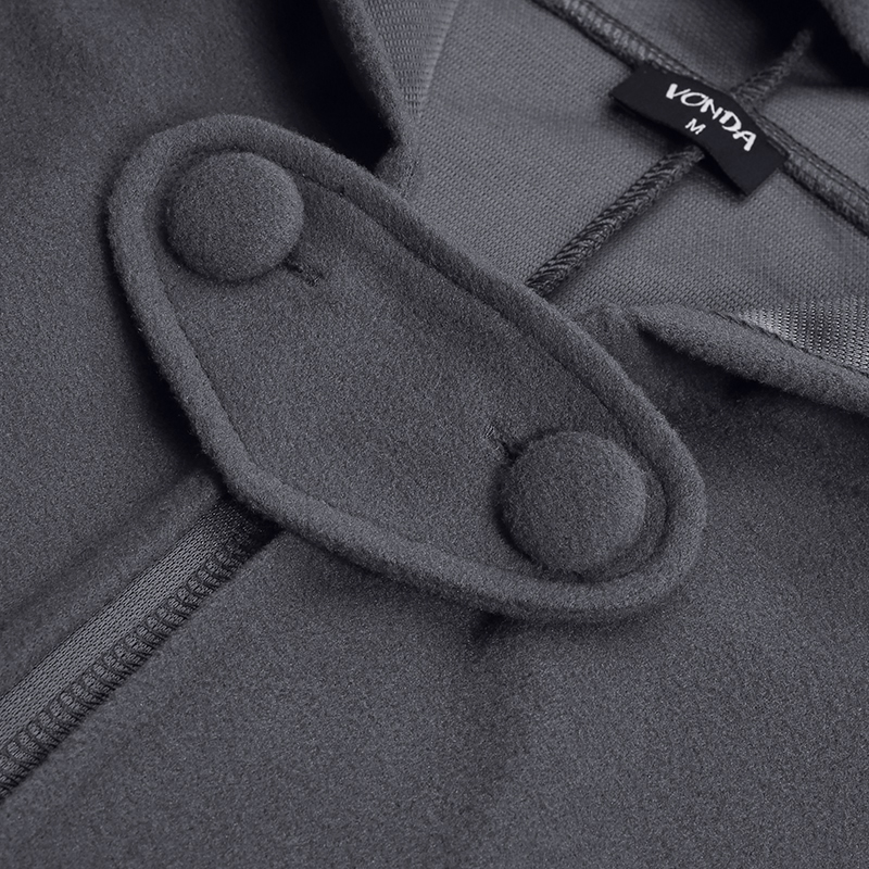 Áo Choàng VONDA Không Tay Có Nón Phong Cách Cổ Điển Dành Cho Nữ | BigBuy360 - bigbuy360.vn