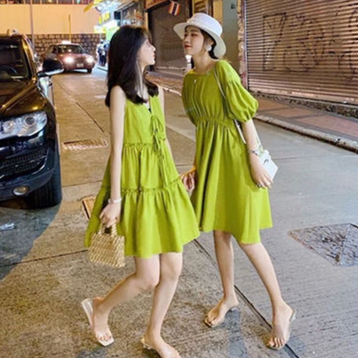 Women Dress Small Fresh Sweet Sleeveless Dress