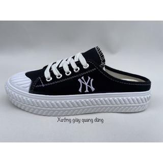 Giày sục nữ thể thao vải đạp gót ny 🍀