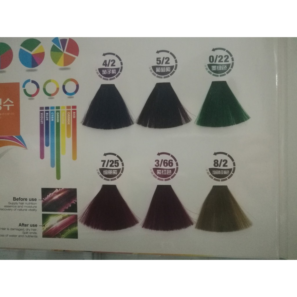 Thuốc nhuộm phủ bóng trái cây màu nâu sậm 4/4