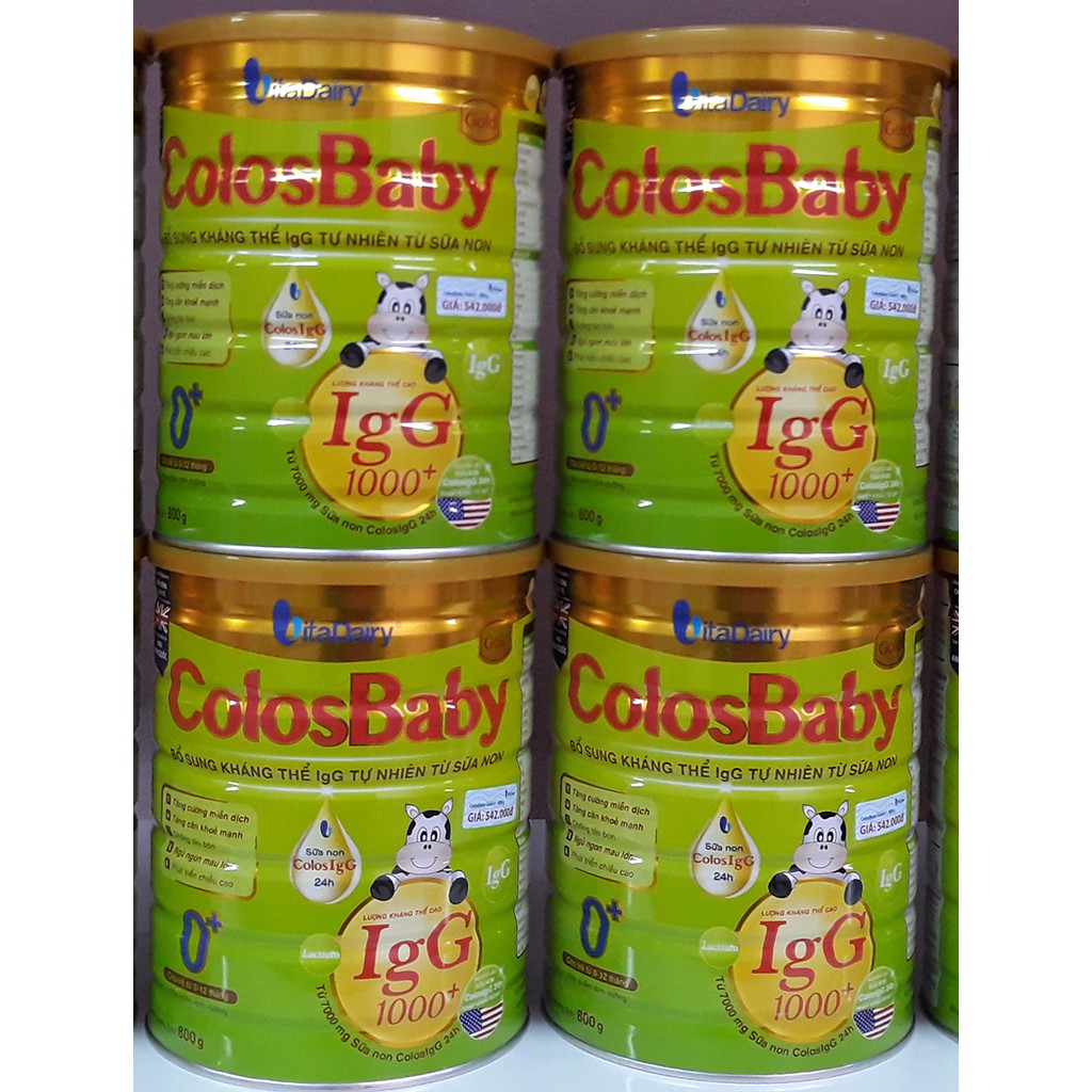 ColosBaby 0+ 800g (0-12 tháng) tăng cường đề kháng