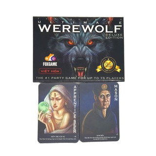 Kingdomtoys - bộ ma sói ultimate việt hóa 122 lá bài tiếng việt phiên bản fox game