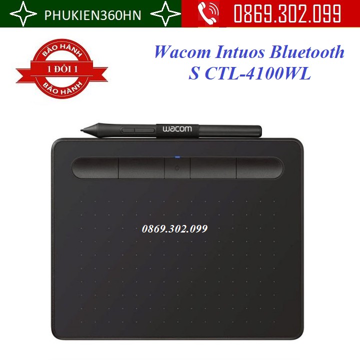 Bảng vẽ Wacom Intuos Bluetooth S CTL-4100WL/K0
