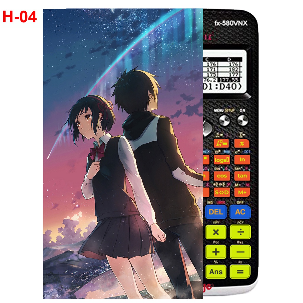 Decal Máy tính CASIO fx570, fx580...anime Your Name