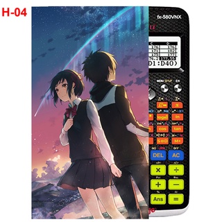 Decal Máy tính CASIO fx570, fx580...anime Your Name (các mẫu)