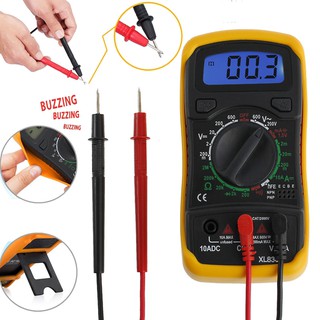 XL830L LCD Digital Multimeter, AC DC Voltmeter Ohmmeter Multi Tester