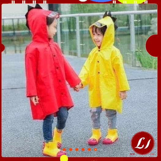 ÁO MƯA KHỦNG LONG CHO BÉ 3-8tuổi