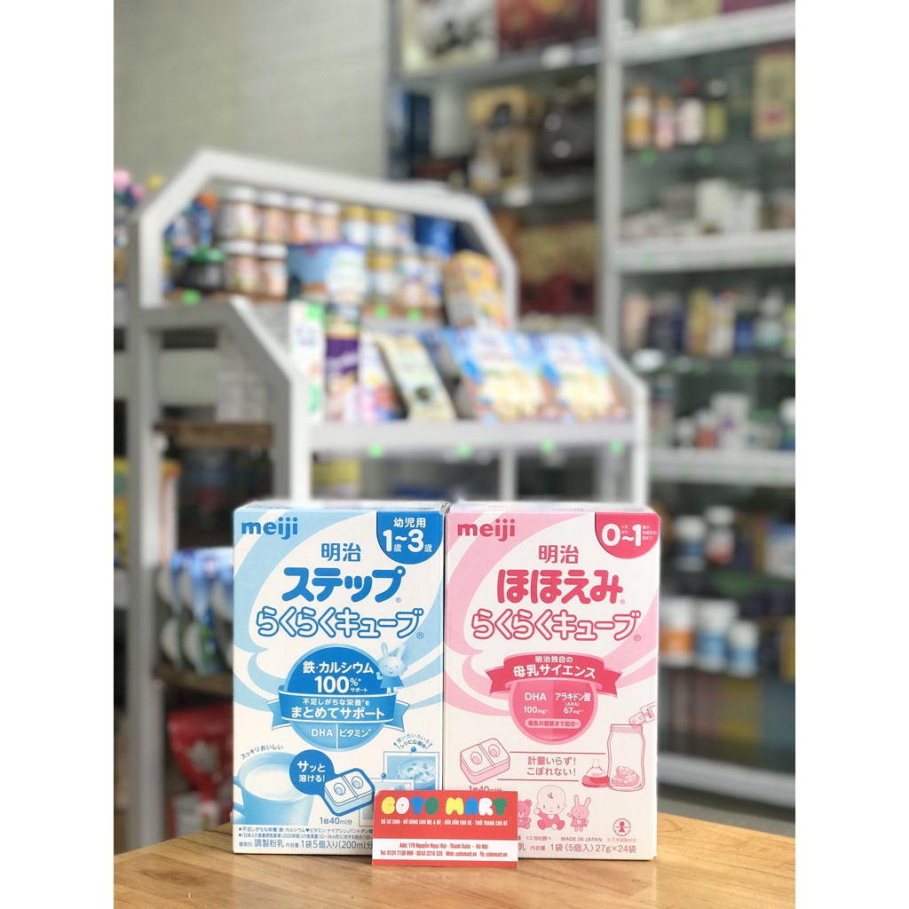Sữa bột Meiji 1-3 dạng 24 thanh 672g